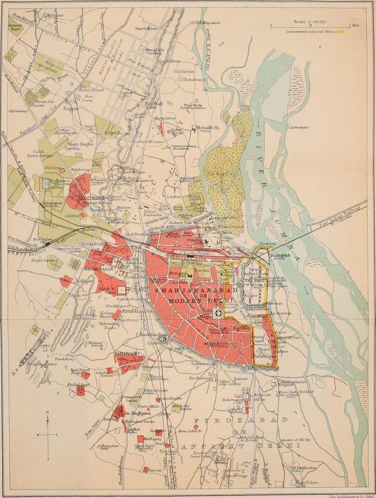 New Delhi historical map