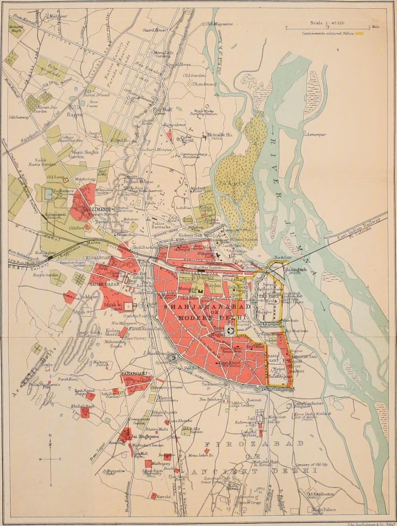 New Delhi historical map